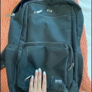 backpack black laptop compartment!
